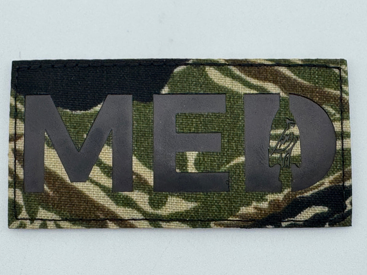 Laser Cut IR Med Designator Patch in Ranger Green, alternate view 3