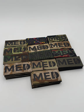 Laser Cut IR Med Designator Patch in Multicam