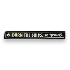 Burn the Ships Long Patch - Black Volt