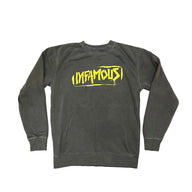 Crew Neck Sweatshirt – Black on Black