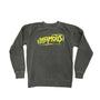 Crew Neck Sweatshirt – Black on Black