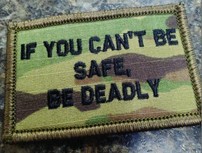 Tactical Gear Junkie Be Deadly 2x3 Patch - MultiCam/Black