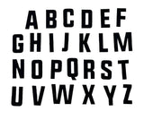 Tactical Gear Junkie CORDURA Alphabet Letter Patch Pack in Blue CORDURA®, alternate view 2