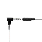 Braided Fiber Tactical Mic & Invisible Series Tubeless Earpiece Complete Kit w/ Quick Disconnect (Hirose) - All Kenwood 2 Pin TK & NEXEDGE (NX), Baofeng, BTECH, Rugged Radios, Diga-Talk, TYT, AnyTone, Alinco, Relm/BK Radio, Quansheng, Wouxon, Retevis