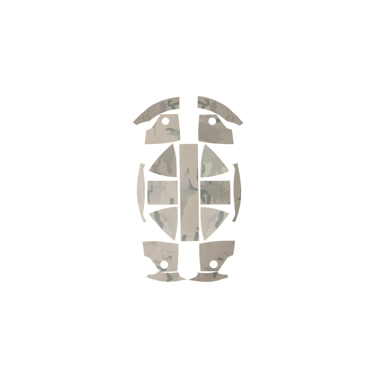 Ranger Wrap Kevy Hard Hat Skins in Vietnam Tiger Stripe, alternate view 4
