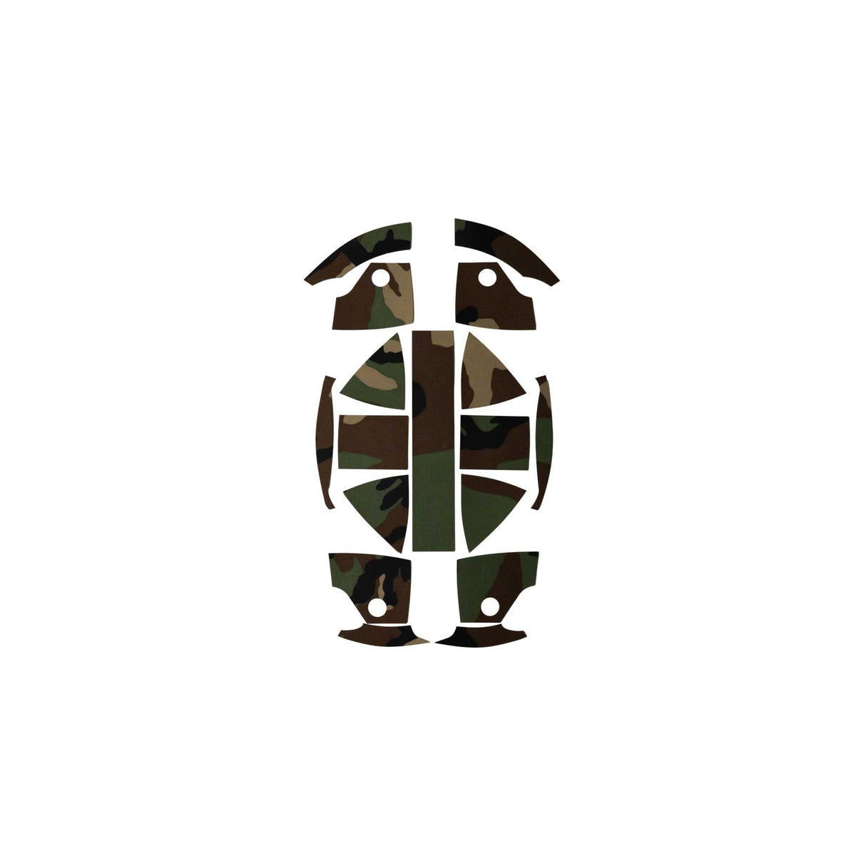 Ranger Wrap Kevy Hard Hat Skins in Ranger Green, alternate view 7