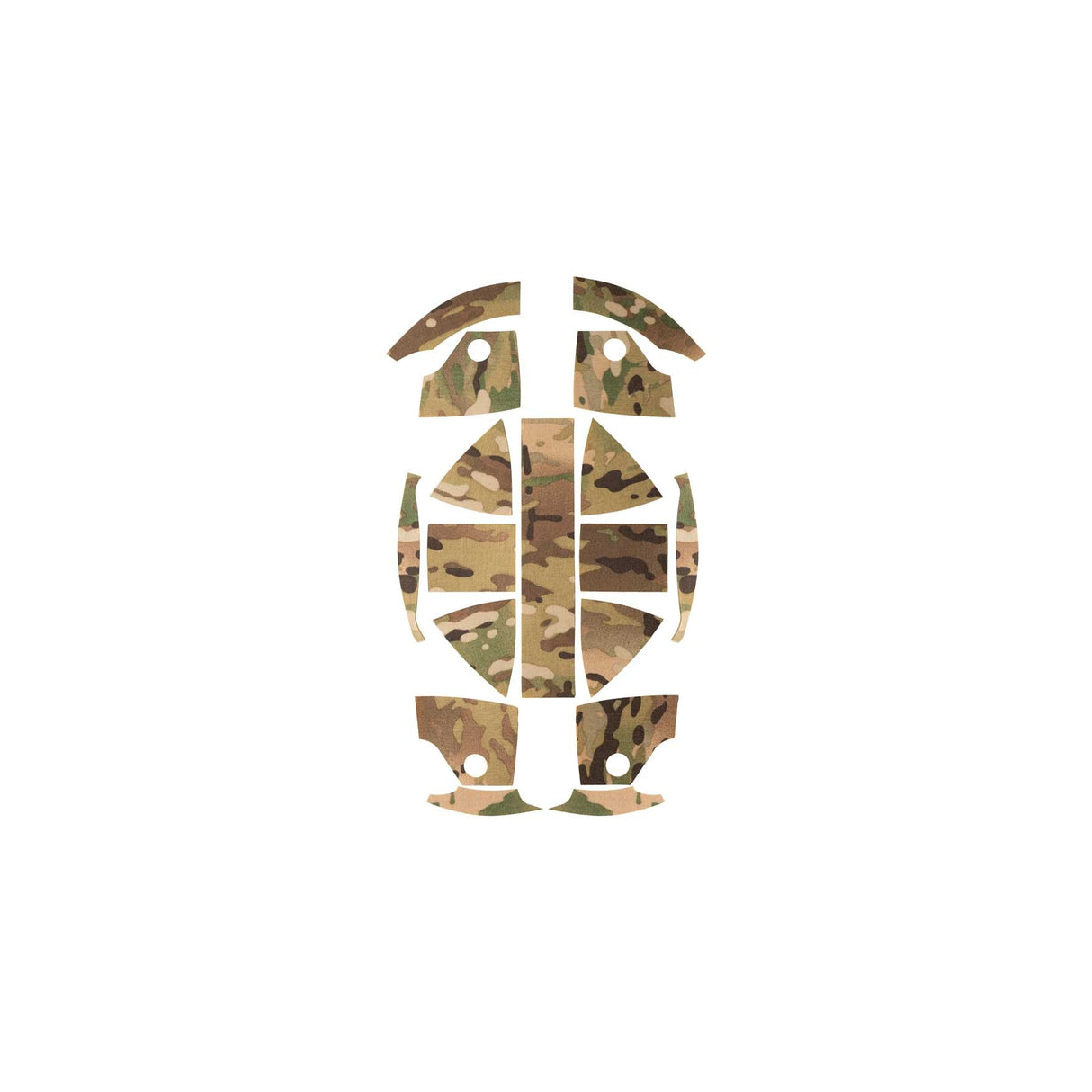 Ranger Wrap Kevy Hard Hat Skins in Multicam