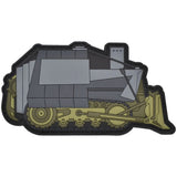 Killdozer PVC Patch - 2x4 inches, Full Color & OD Green: Unreasonable Acts by Reasonable Men, alternate view 4