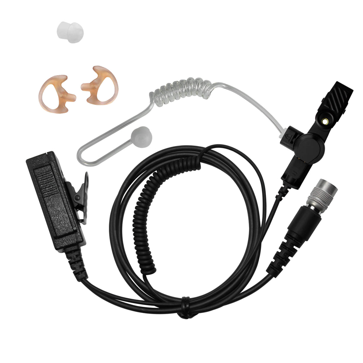 Mic & Earpiece Radio Kit - Quick Disconnect (Hirose) BaoFeng: UV9G, UV9R, UV9R Plus, UV9R Pro, BF-A58, BF-558, BF-N9, UV-XR, GT-3WP, BF-9700, UV-5S, BF-R760, UV-82WP
