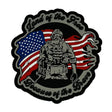 Land of the Free Because of the Brave - 3.75 inch PVC Patch, alternate view 2