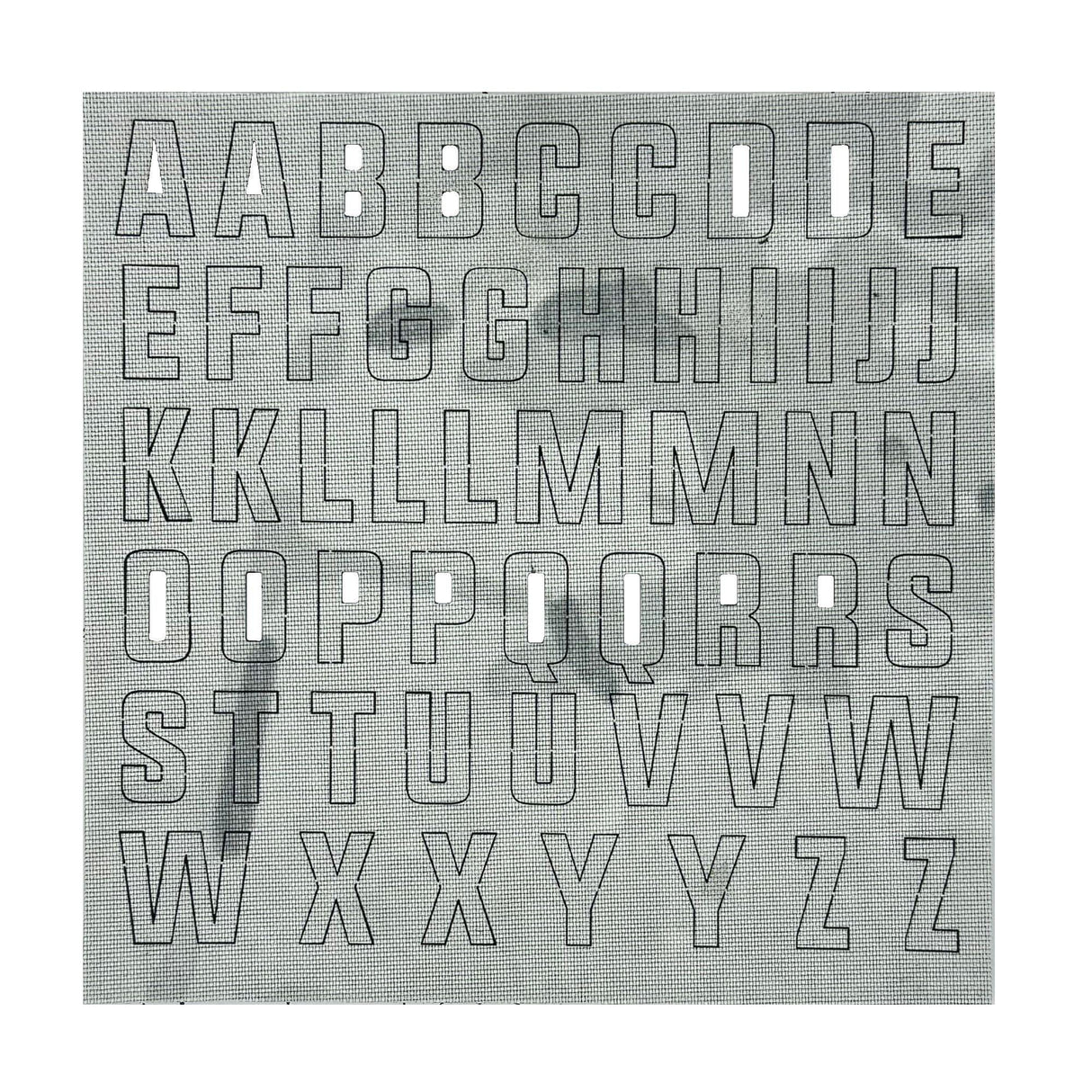 Tactical Gear Junkie CORDURA Alphabet Letter Patch Pack in Wolf Gray CORDURA®, alternate view 11