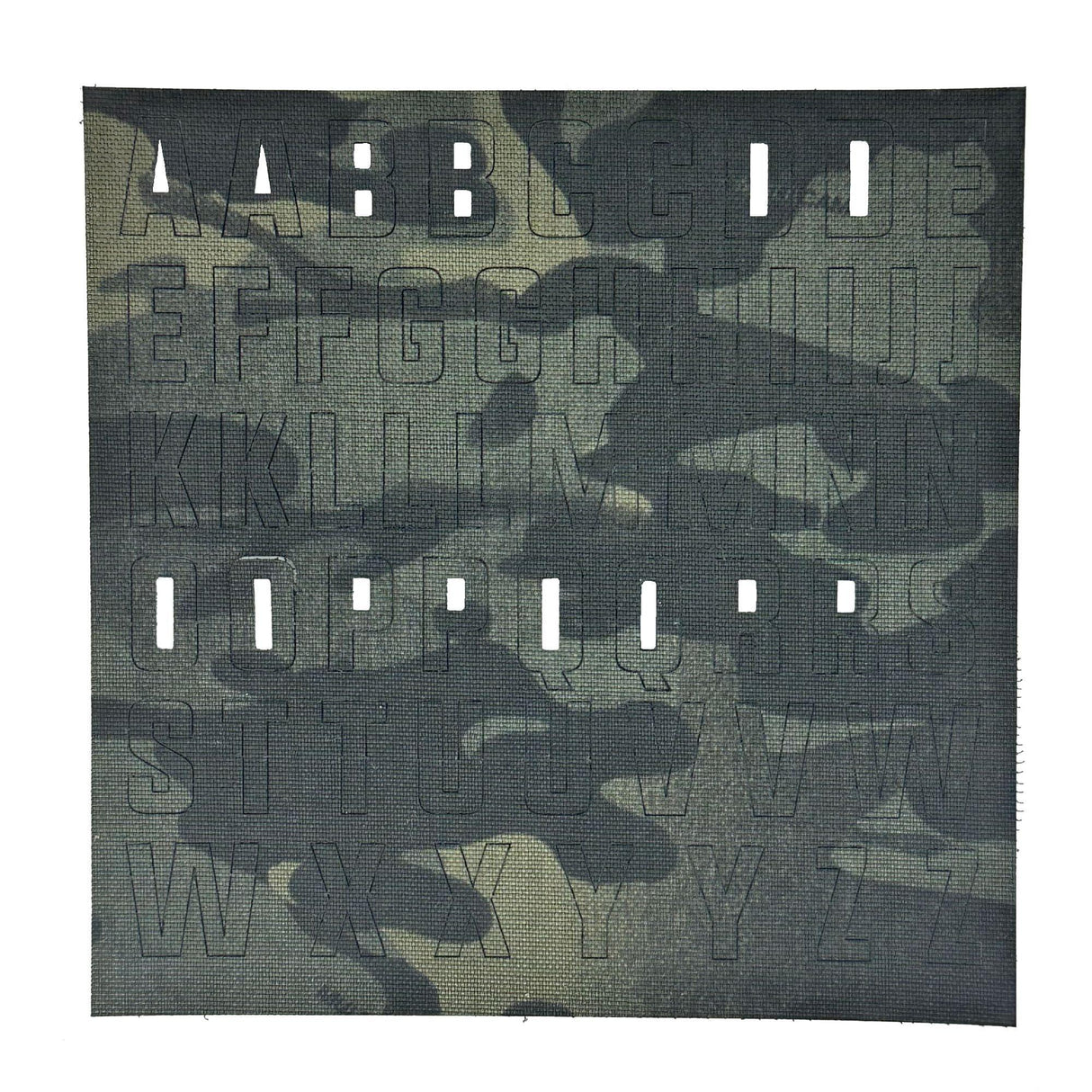 Tactical Gear Junkie CORDURA Alphabet Letter Patch Pack in MultiCam Arid CORDURA®, alternate view 8