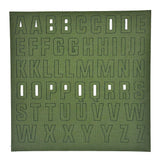 Tactical Gear Junkie CORDURA Alphabet Letter Patch Pack in Olive Drab CORDURA®, alternate view 9