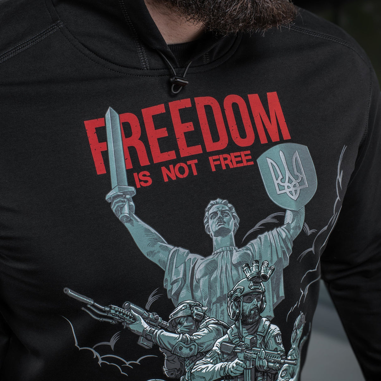 M-Tac Hoodie Freedom in Black, alternate view 29