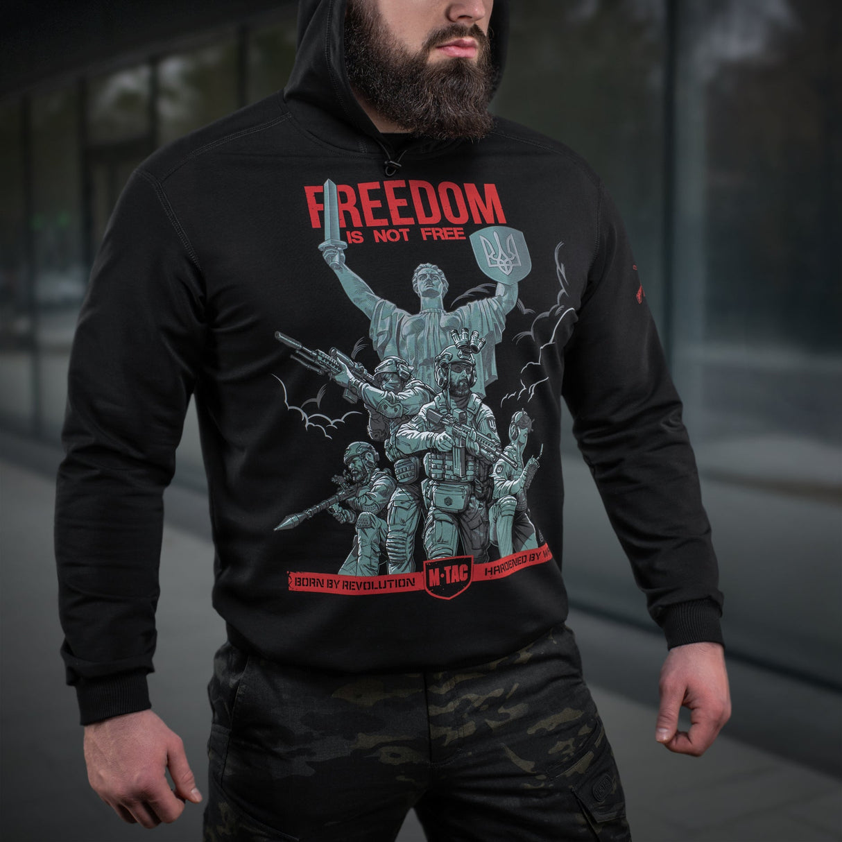 M-Tac Hoodie Freedom in Black, alternate view 31