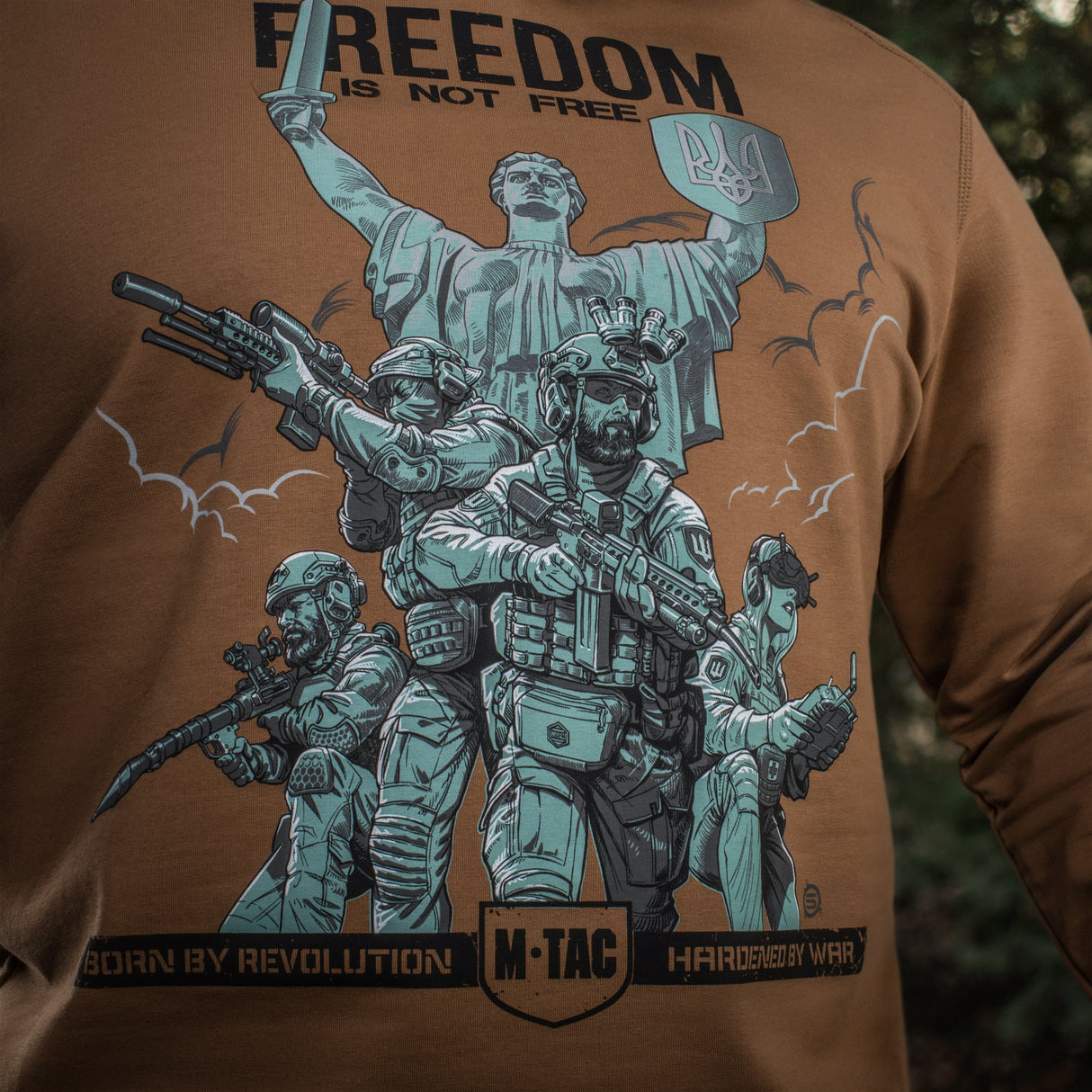 M-Tac Hoodie Freedom in Coyote Brown, alternate view 49