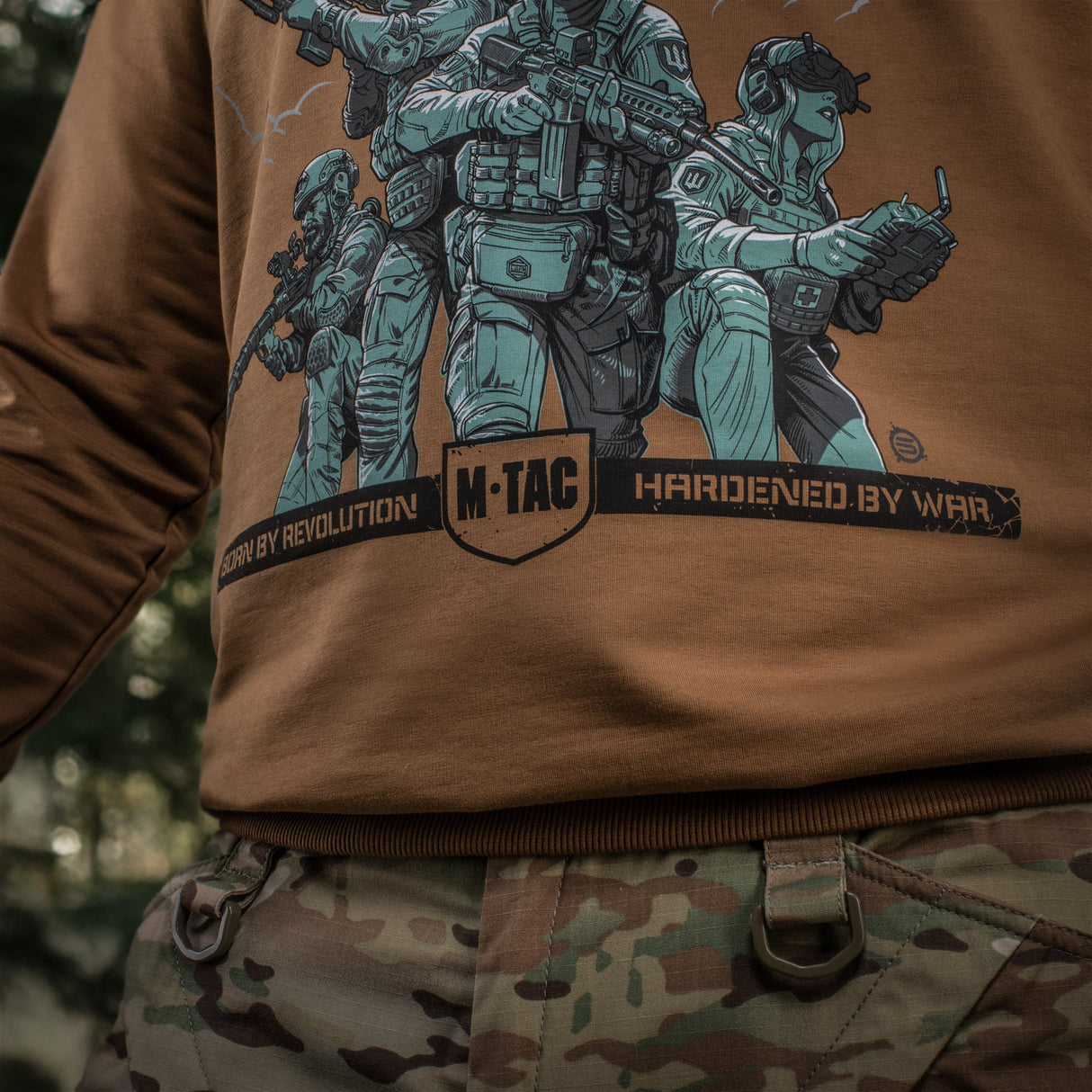 M-Tac Hoodie Freedom in Coyote Brown, alternate view 37