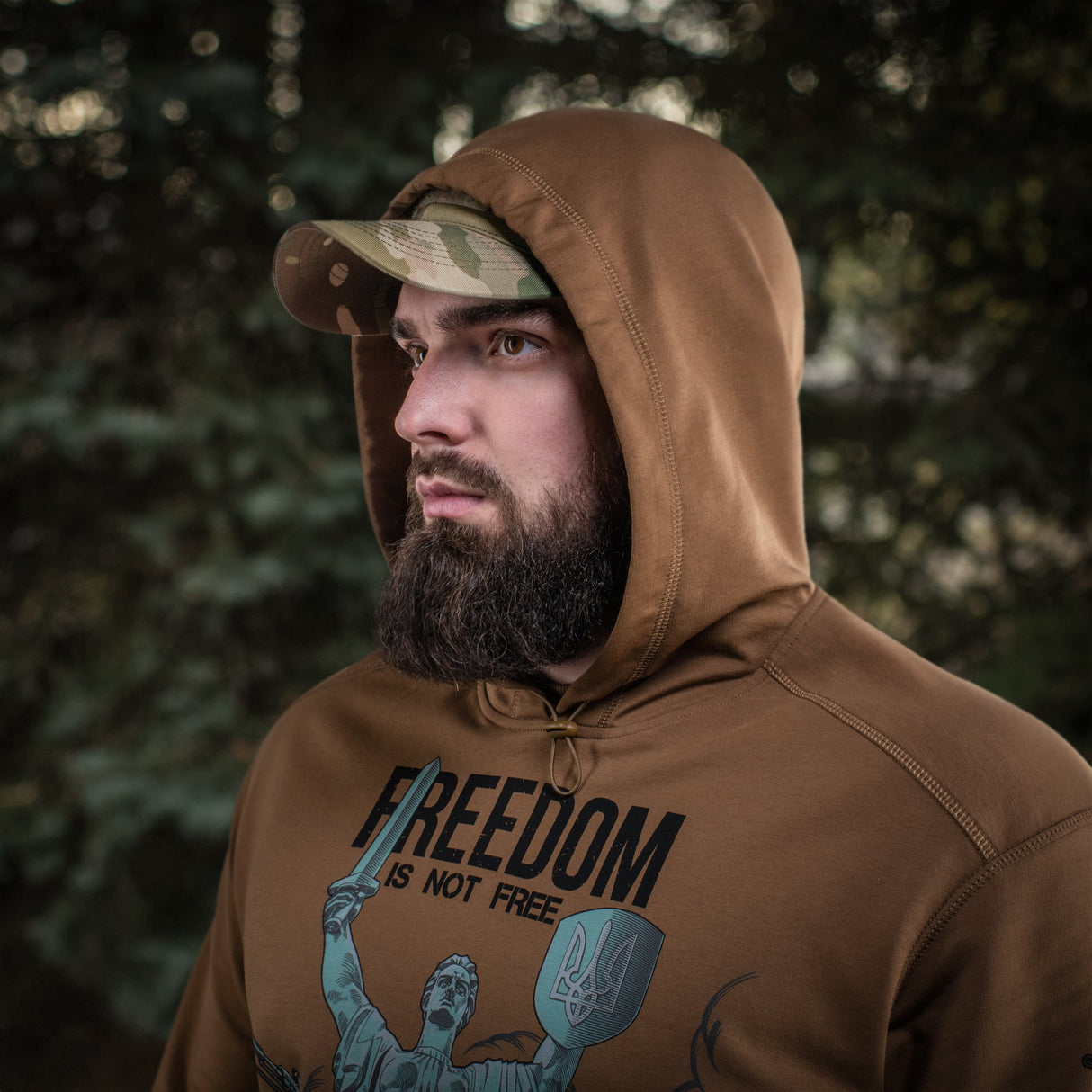 M-Tac Hoodie Freedom in Coyote Brown, alternate view 44