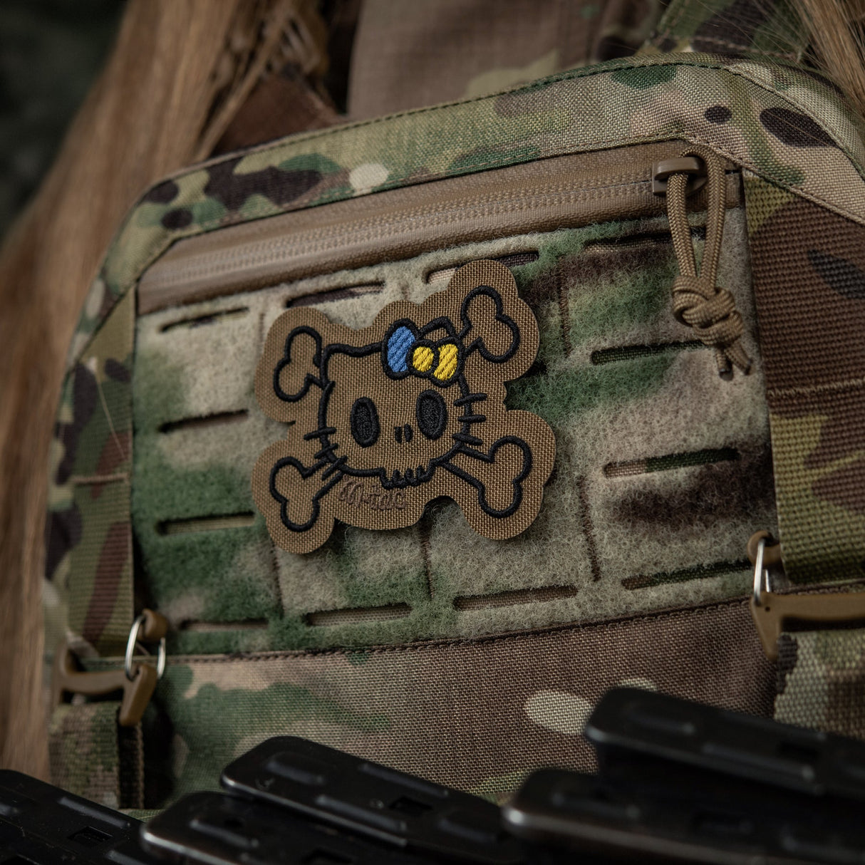 M-Tac Patch Kitty Outline Embroidery in Coyote Brown, alternate view 5