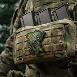 M-Tac Patch Seahorse PVC in Coyote, alternate view 3