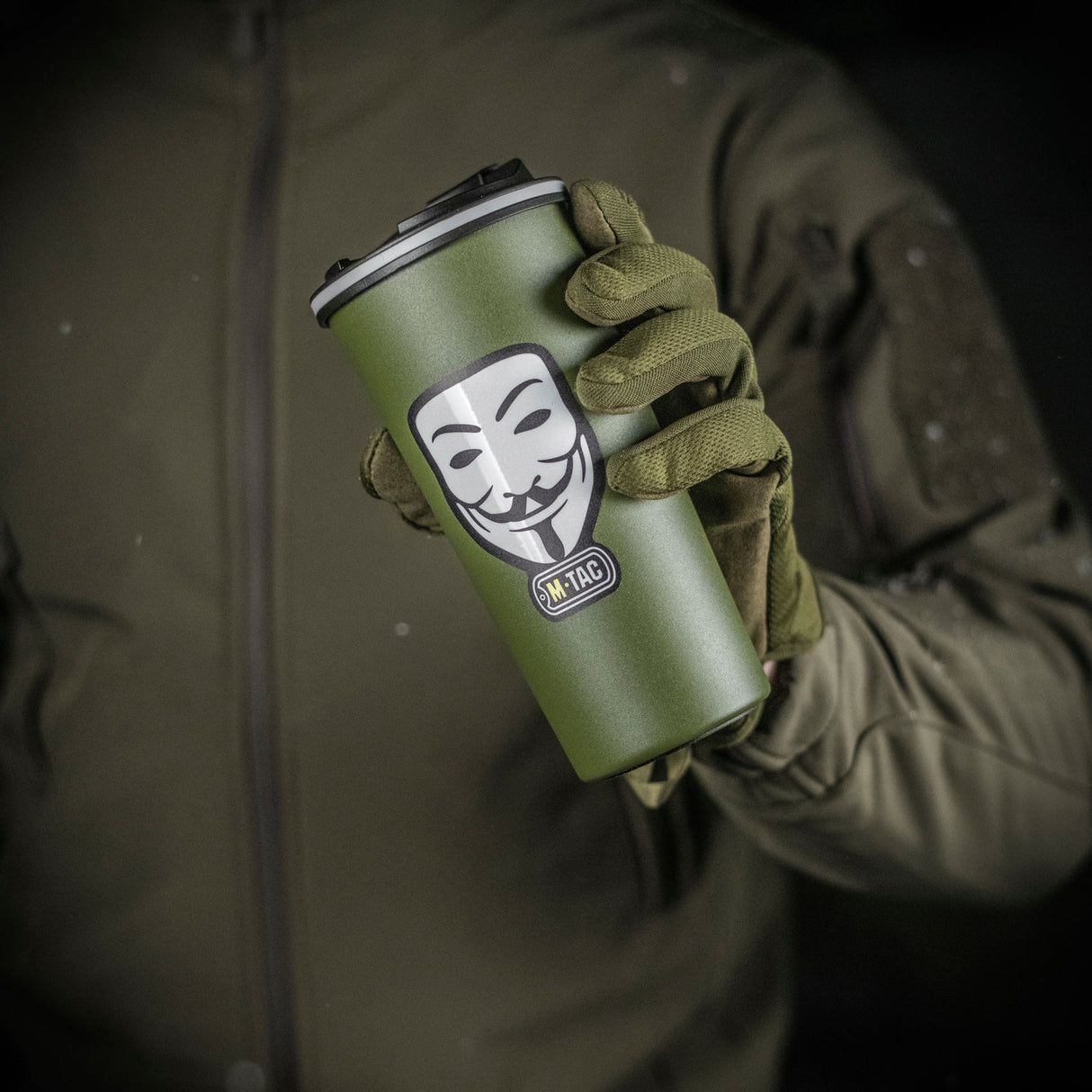 M-Tac Anonymous Reflective Sticker in Black, alternate view 5