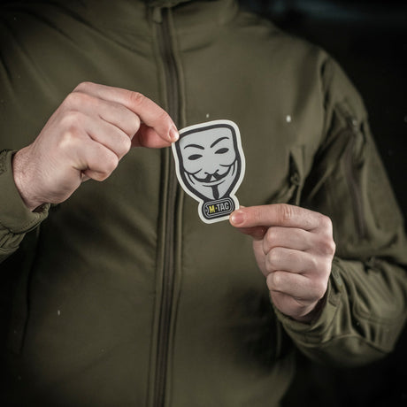 M-Tac Anonymous Reflective Sticker in Black, alternate view 2