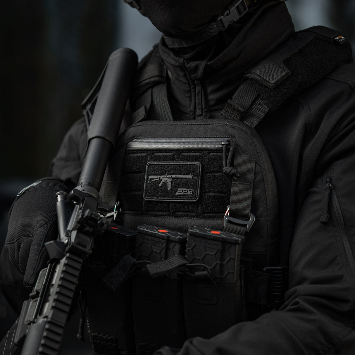 M-Tac Patch AR-15 PVC in Multicam, alternate view 3