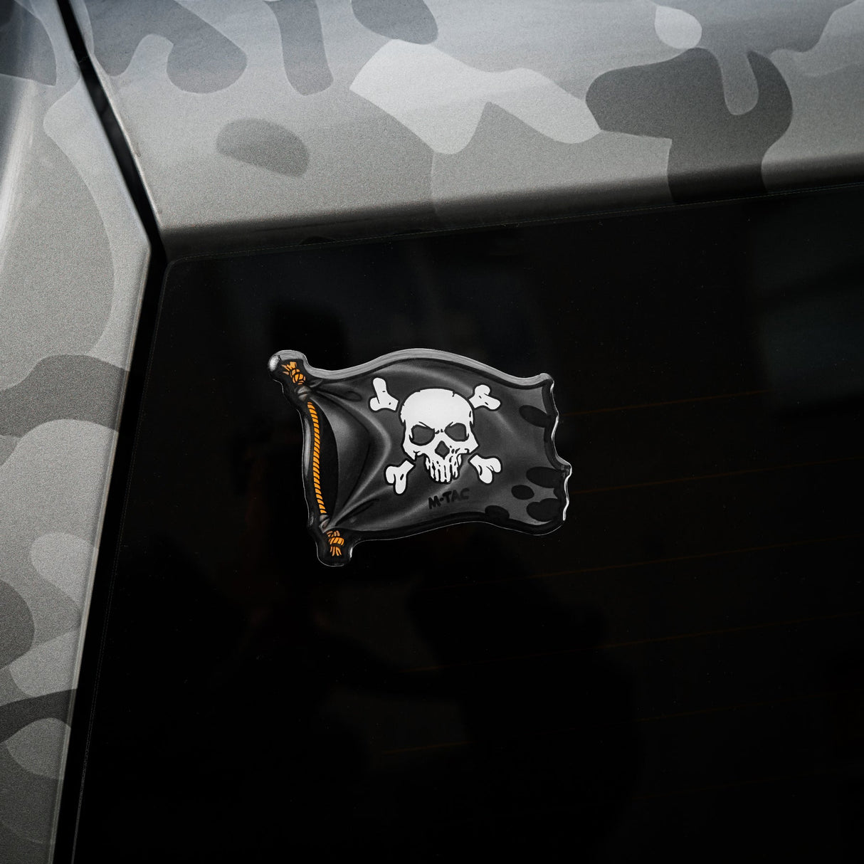 M-Tac Sticker Jolly Roger in Black, alternate view 12