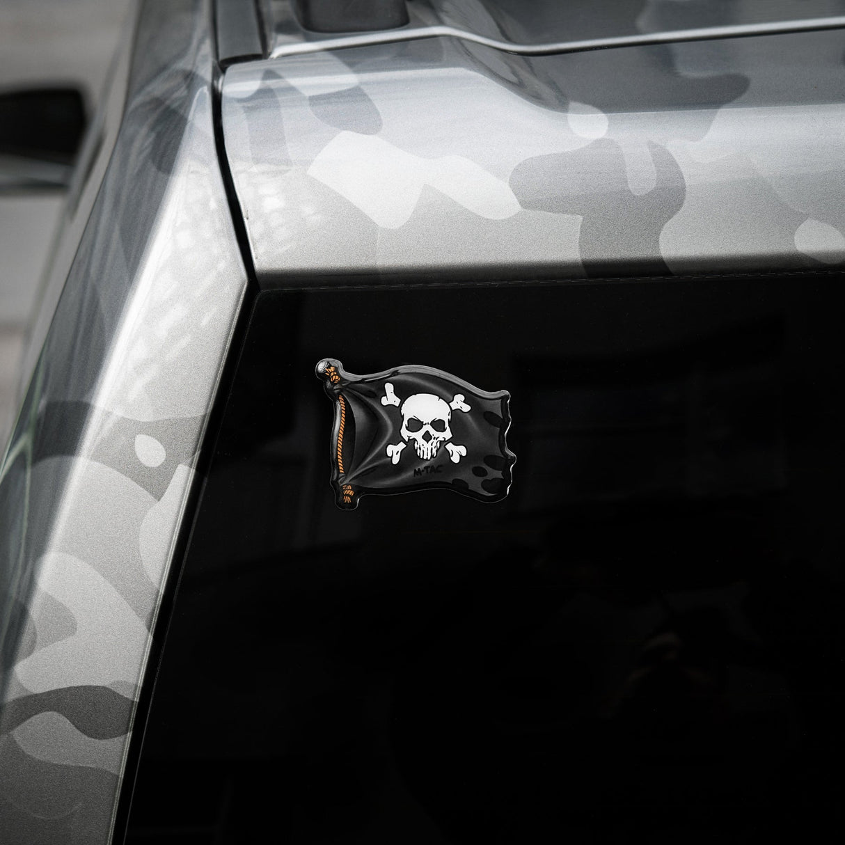 M-Tac Sticker Jolly Roger in Black, alternate view 13
