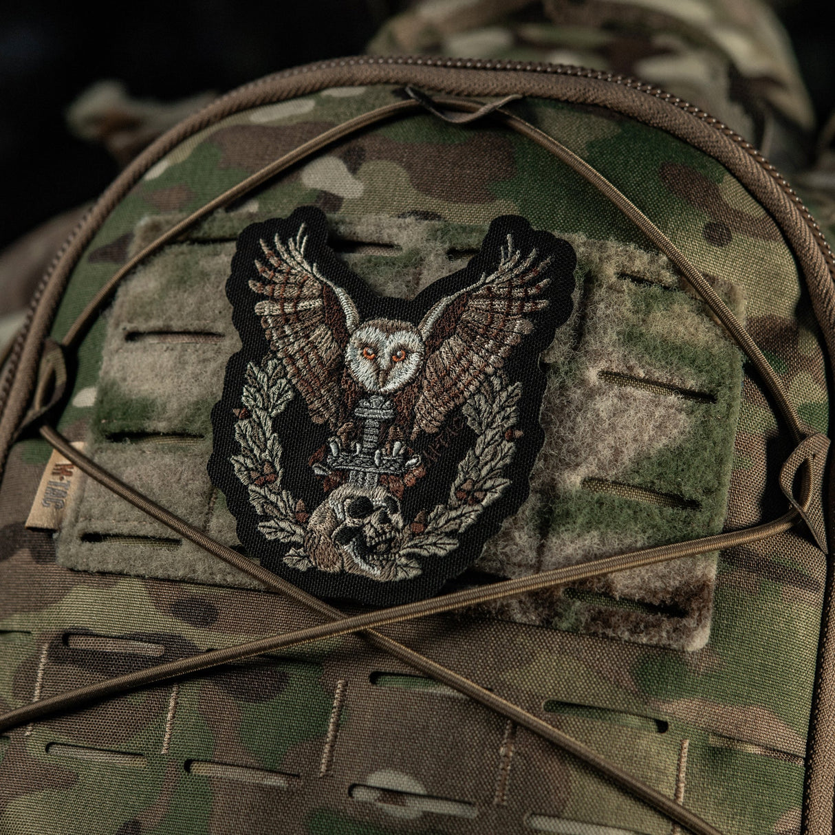 M-Tac Patch Owl Embroidery in Black, alternate view 7