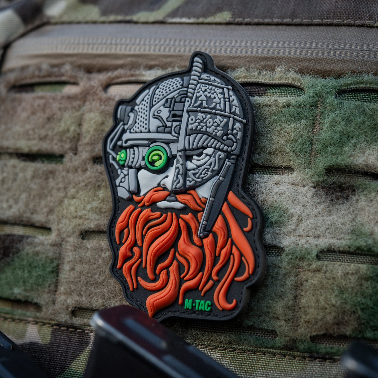 M-Tac Patch Red Beard in Black, alternate view 15
