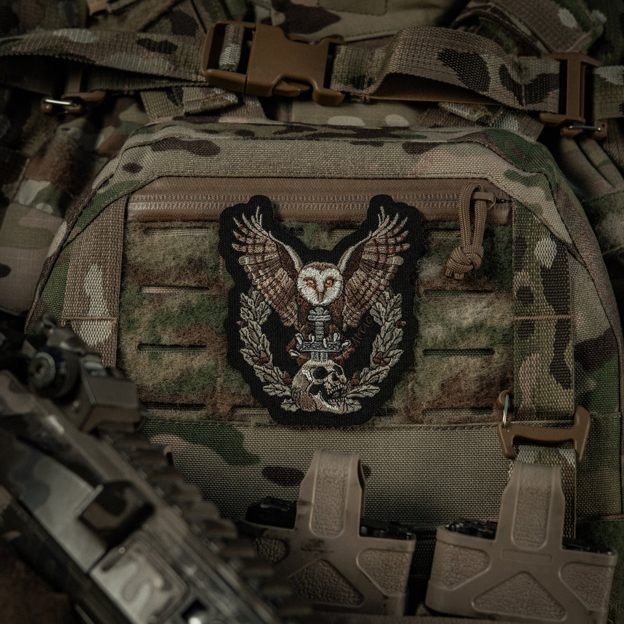 M-Tac Patch Owl Embroidery in Black, alternate view 11