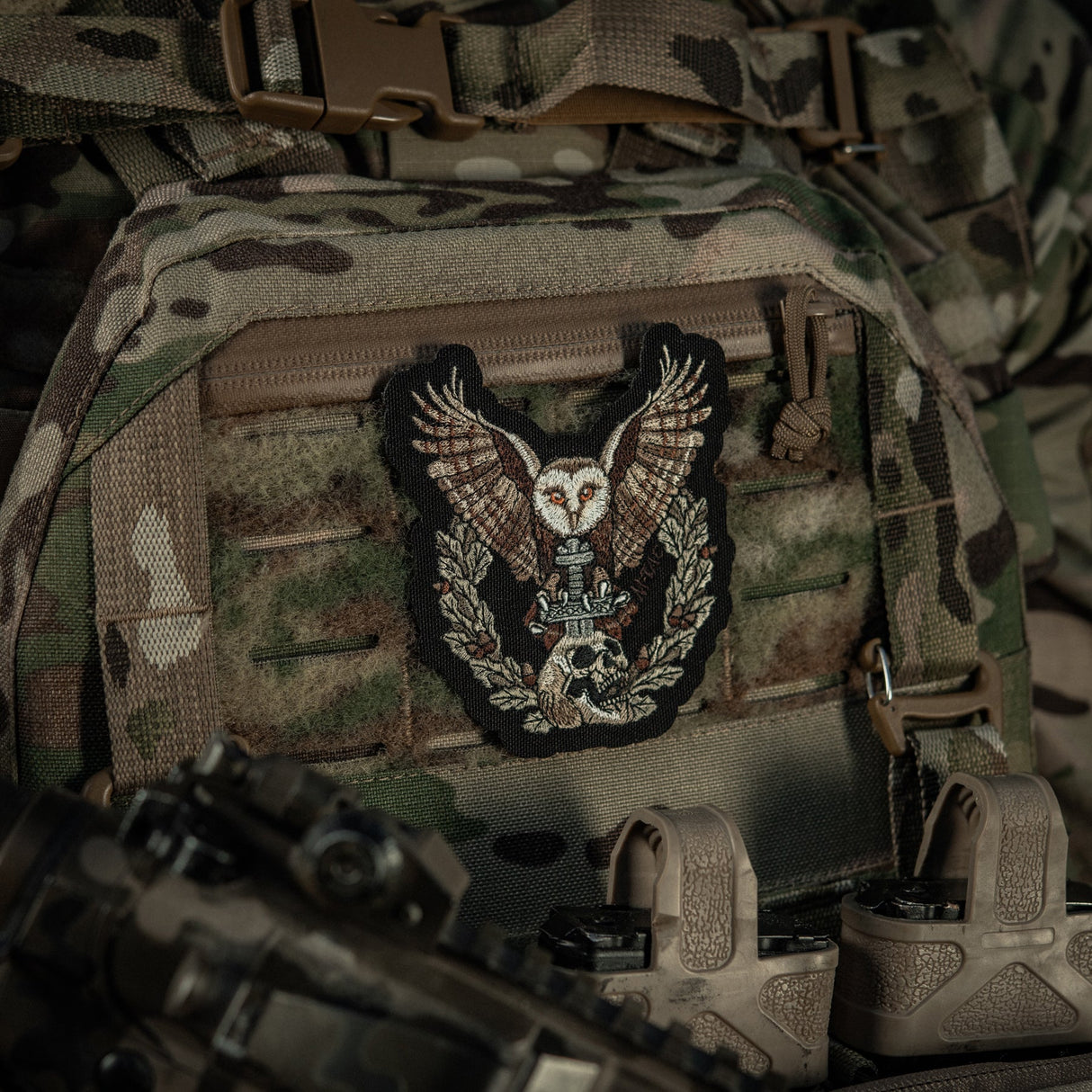M-Tac Patch Owl Embroidery in Black, alternate view 15