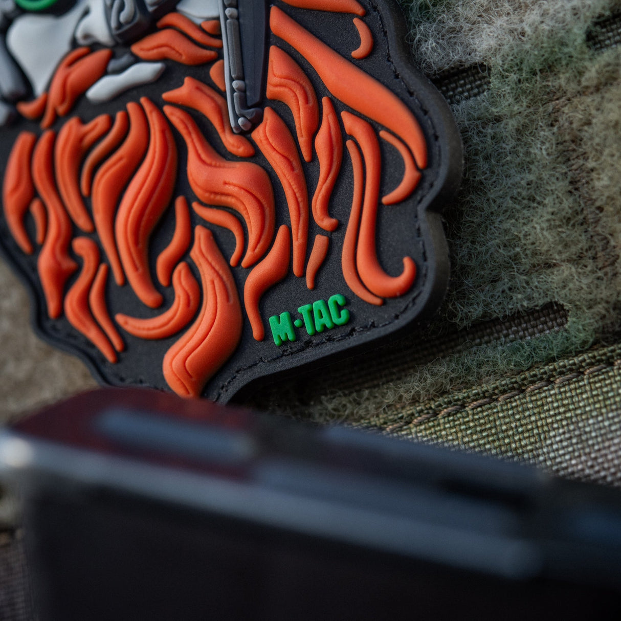M-Tac Patch Red Beard in Black, alternate view 16