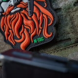 M-Tac Patch Red Beard in Black, alternate view 16