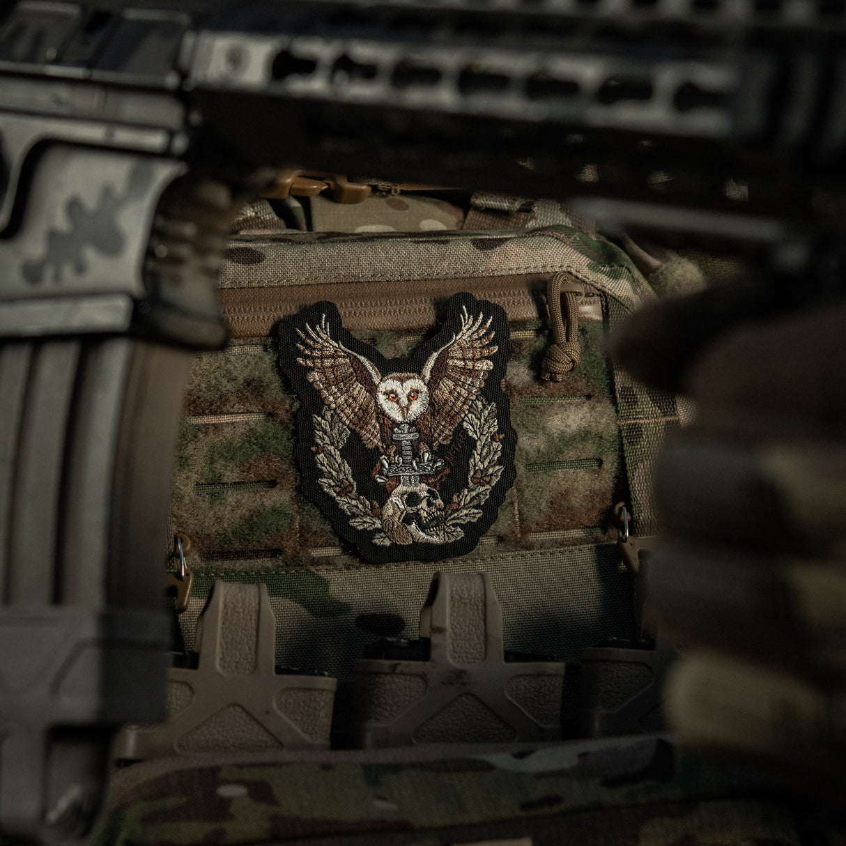 M-Tac Patch Owl Embroidery in Black, alternate view 16