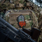 M-Tac Patch Red Beard in Black, alternate view 8
