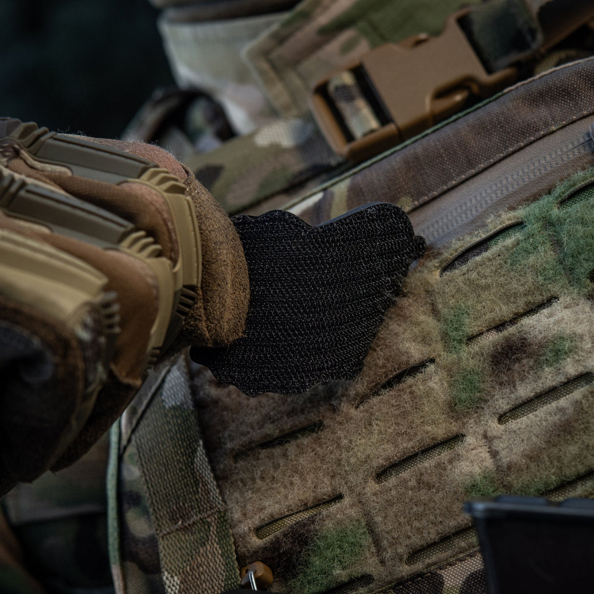 M-Tac Patch Red Beard in Black, alternate view 10