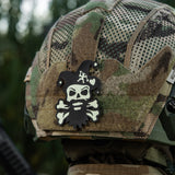 M-Tac Smile Glow-in-the-Dark Patch in Black, alternate view 19