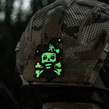 M-Tac Smile Glow-in-the-Dark Patch in Black, alternate view 18