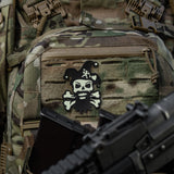 M-Tac Smile Glow-in-the-Dark Patch in Black, alternate view 10