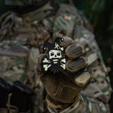 M-Tac Smile Glow-in-the-Dark Patch in Black, alternate view 6