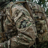 M-Tac Smile Glow-in-the-Dark Patch in Black, alternate view 14