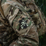 M-Tac Smile Glow-in-the-Dark Patch in Black, alternate view 15