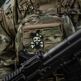 M-Tac Smile Glow-in-the-Dark Patch in Black, alternate view 9