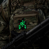 M-Tac Smile Glow-in-the-Dark Patch in Black, alternate view 5