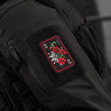 M-Tac Patch Ornament Poppy Embroidery in Black, alternate view 40
