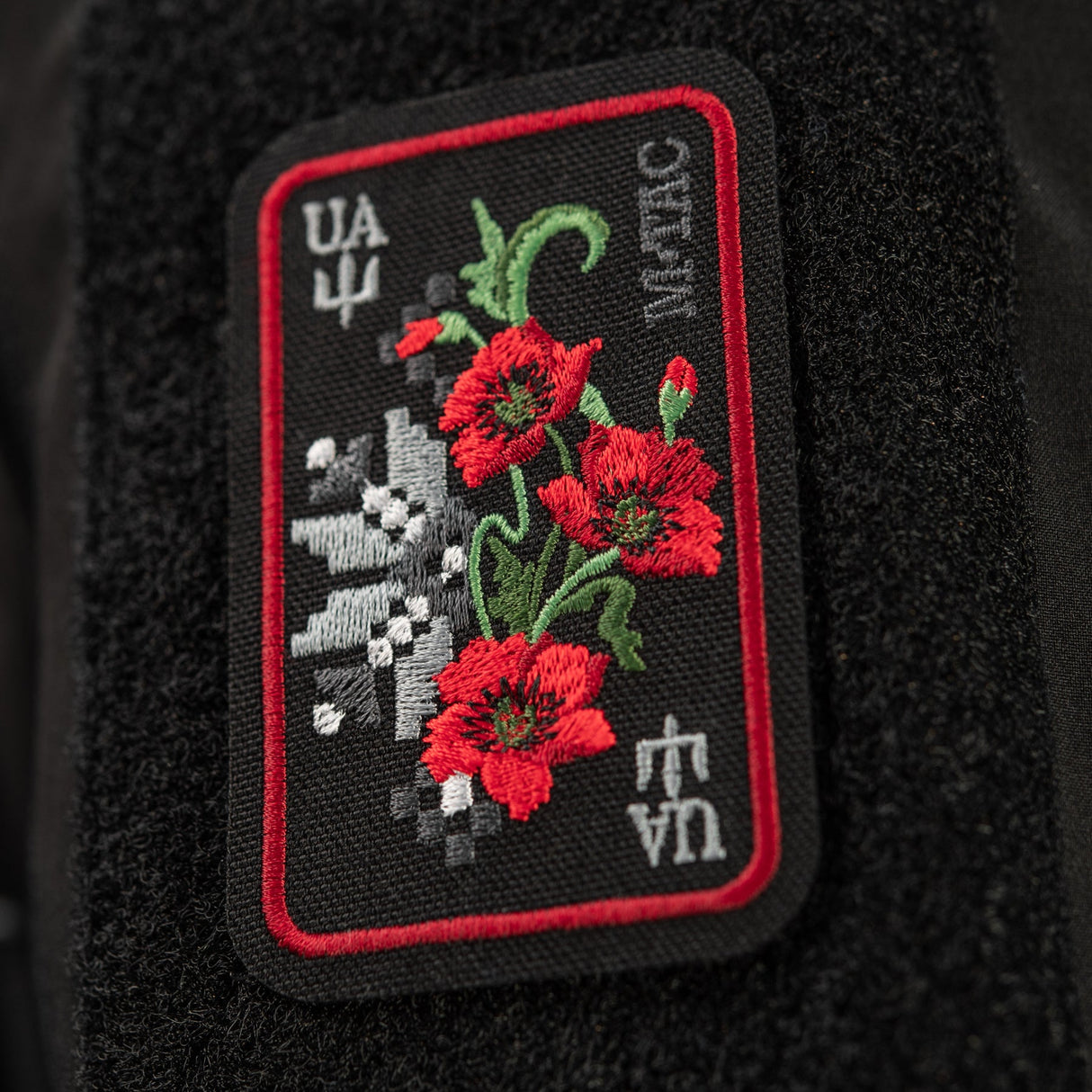 M-Tac Patch Ornament Poppy Embroidery in Black, alternate view 41