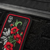 M-Tac Patch Ornament Poppy Embroidery in Black, alternate view 32
