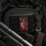 M-Tac Patch Ornament Poppy Embroidery in Black, alternate view 35